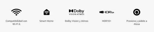 Cod. 963 Fire TV Stick 4K Ultra HD (2da. Gen.)&nbsp;con control remoto Alexa 3ra. Gen. / Wi-Fi 6 AX / Dolby Vision, HDR10+ / Audio dolby atmos / CPU 1.7GHz, GPU 650MHz / 2GB Ram, 8GB Alm.