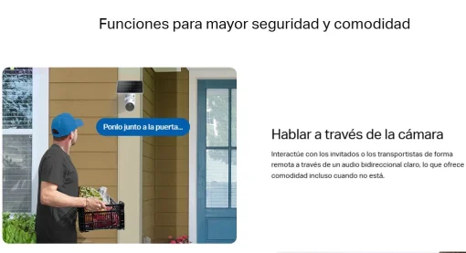 Cod. 358 Kit C&aacute;mara Smart TP-Link Tapo C410 2K &amp; panel solar / Visi&oacute;n Nocturna a Color / detector smart Persona / Zonas personalizables / Audio bidireccional / Soporta microSD(512GB) / Bat. integrada (180d&iacute;as) / Compatible: Google Home y Alexa / IP65