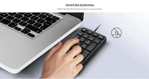 Cod. G:280 Teclado Num&eacute;rico Genius Numpad 125 AI Copilot / USB A / Silencioso / Reposamu&ntilde;ecas / Compatible: Windows&reg;, macOS X