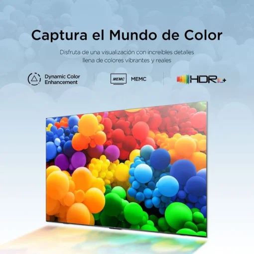 Cod. 117 Smart TV&nbsp;TCL 55" 4K 55P6K HDR 10+ MEMC / Google TV / AiPQ / Dynamic Color / Bisel Met&aacute;lico / Panel HVA / HDMI 2.1, USB 3.0 / WiFi 5 &amp; BT5.2 / Dolby audio 10W*2 / Google Cast / Control remoto por voz