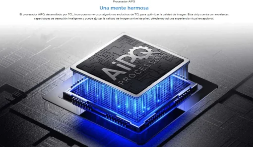 Cod. 118 Smart TV TCL 65&quot; 4K 65P6K HDR 10+ MEMC / Google TV / AiPQ / Dynamic Color / Bisel Metálico / Panel HVA / HDMI 2.1, USB 3.0 / WiFi 5 &amp; BT5.2 / Dolby audio 10W*2 / Google Cast / Control remoto por voz