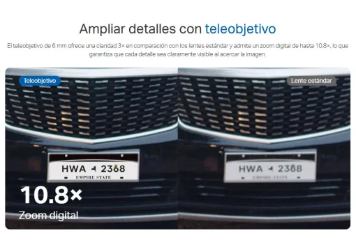 Cod. AT:379 C&aacute;mara Smart exterior/interior TP-Link Tapo C246D Dual 2K 360&deg; / Lente gran angular 125&deg; &amp; Teleobjetivo 6mm / Vista Nocturna Intelig. / Detecci&oacute;n AI (pers. masc. veh.) / Seg. autom&aacute;t. sincronizado / 8 puntos patrulla / Audio bidireccional / So