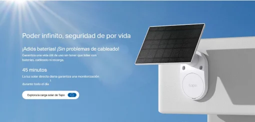 Cod. 358 Kit C&aacute;mara Smart TP-Link Tapo C410 2K &amp; panel solar / Visi&oacute;n Nocturna a Color / detector smart Persona / Zonas personalizables / Audio bidireccional / Soporta microSD(512GB) / Bat. integrada (180d&iacute;as) / Compatible: Google Home y Alexa / IP65