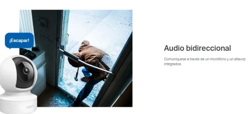 Cod. 347 C&aacute;mara Smart TP-link Tapo C212 360&ordm; 2K 3MP/ Vista Nocturna Adv. / Detecci&oacute;n y Seguimiento de personas / Zonas act. personalizables / Alarma luz y sonido / Audio bidireccional / Soporta: microSD (hasta 512GB) / compatible: Google Home y&nbsp;Alexa.