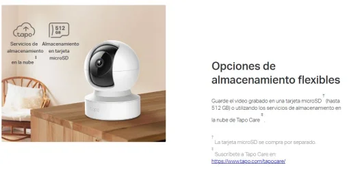 Cod. 347 C&aacute;mara Smart TP-link Tapo C212 360&ordm; 2K 3MP/ Vista Nocturna Adv. / Detecci&oacute;n y Seguimiento de personas / Zonas act. personalizables / Alarma luz y sonido / Audio bidireccional / Soporta: microSD (hasta 512GB) / compatible: Google Home y&nbsp;Alexa.