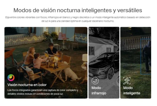 Cod. AT:379 C&aacute;mara Smart exterior/interior TP-Link Tapo C246D Dual 2K 360&deg; / Lente gran angular 125&deg; &amp; Teleobjetivo 6mm / Vista Nocturna Intelig. / Detecci&oacute;n AI (pers. masc. veh.) / Seg. autom&aacute;t. sincronizado / 8 puntos patrulla / Audio bidireccional / So