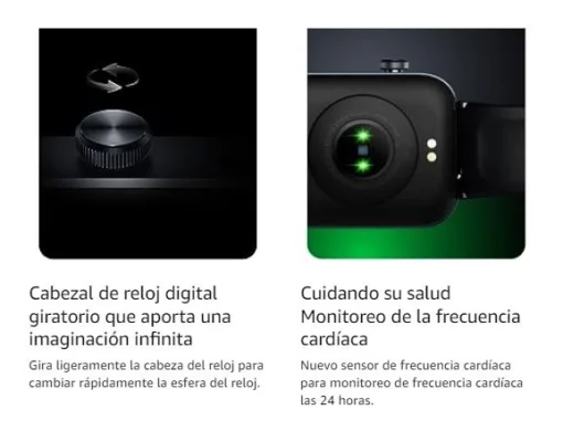 Cod. R:862 SmartWatch XIAOMI Mibro T1 / Pantalla&nbsp;AMOLED HD 1,6" / Realizar y Contestar llamadas / 20 modos deportivos / estilos personalizables/ Bater&iacute;a 350mAh (7 d&iacute;as) / Monitor de sue&ntilde;o y frecuencia card&iacute;aca, Fitness / BT 5.0 / 2ATM a prueba de agua