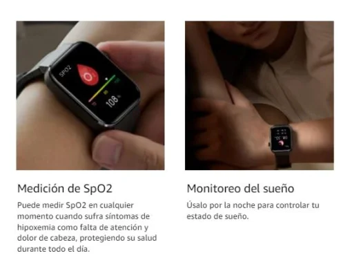 Cod. R:862 SmartWatch XIAOMI Mibro T1 / Pantalla&nbsp;AMOLED HD 1,6" / Realizar y Contestar llamadas / 20 modos deportivos / estilos personalizables/ Bater&iacute;a 350mAh (7 d&iacute;as) / Monitor de sue&ntilde;o y frecuencia card&iacute;aca, Fitness / BT 5.0 / 2ATM a prueba de agua