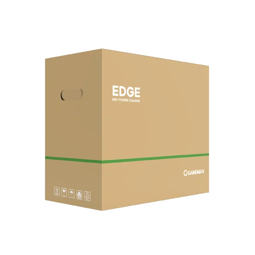 Cod.383 CASE GAMEMAX EDGE BK M-ATX USB 3.0/2.0 FAN FRGB POST. 1*12CM, LAT. VIDRIO TEMP. Y FRONTAL AIRFLOW LINES GARANTIA 12 MESES