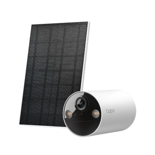 Cod. 358 Kit C&aacute;mara Smart TP-Link Tapo C410 2K &amp; panel solar / Visi&oacute;n Nocturna a Color / detector smart Persona / Zonas personalizables / Audio bidireccional / Soporta microSD(512GB) / Bat. integrada (180d&iacute;as) / Compatible: Google Home y Alexa / IP65