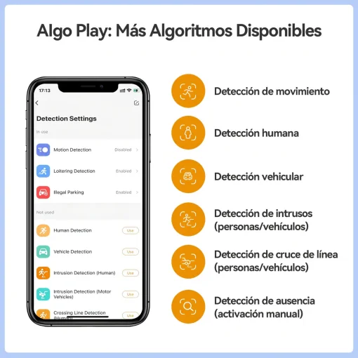 Cod. 401 Cámara Smart IMOU Cruiser Triple 11MP (2*fijas 3MP 160° + 5MP 360°) P/Exterior / Full Color 24/7 (30M) / IMOU SENSE™ / AIgo Play: persona/vehículo/ intrusiones y cruces de línea / Disuasión activa (luces roja, azul) / Audio bidireccional / Soport