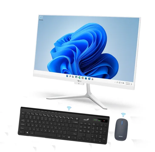 Cod. 215   Computador AIO ENV / Intel® Core™ i5-1235U (12MB caché hasta 4,4 GHz) 12va. Gen. / 16GB / 512GB PCIe® NVMe™ / 23.8&quot; FHD / Wi-Fi AC + BT / Windows 11 Home / Incl. Teclado Genius + Mouse PHILIPS (Inalámbricos)