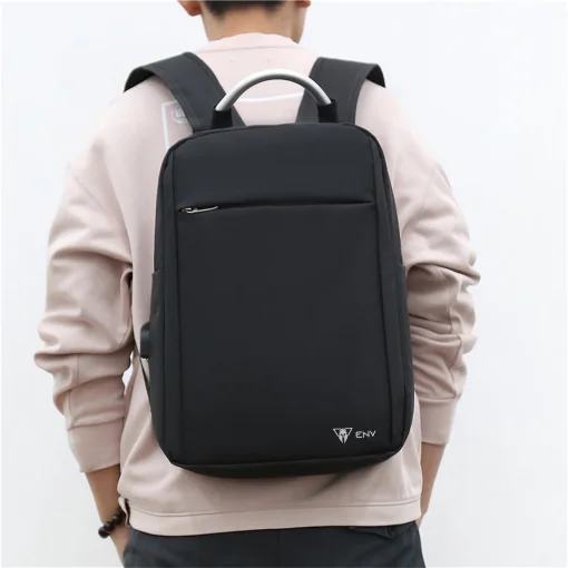 Cod. 115 Mochila ENV Street Pack P/Laptop 15,6"/ Dise&ntilde;o Unisex / Ideal P/Viaje/Escuela / Poliester y asa aluminio