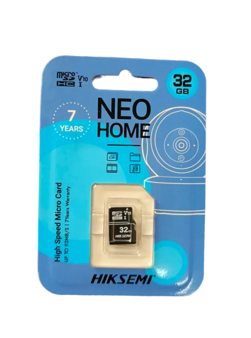 Cod. 241 Micro SD HIKSEMI Neo D1 / 32GB / Clase 10 V10 / escritura 25MB/s - 92MB/s lectura