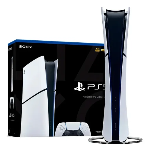 Cod. 076 Consola PlayStation®5 Slim Sony 1 TB SSD / Edición Digital CFI-2015 / 4K HDR 120Hz / Black/White