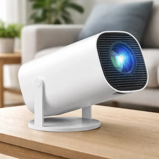 Cod. 063 Proyector ENV Proview E100 HD / Android 11 / WiFi Dual 2.4G-5G / Pantalla hasta 150" / HDMI, USB, AUX / Altavoz Integrado / Peso Ultra Ligero