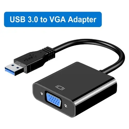 Cod. 481 Adaptador de V&iacute;deo USB 3.0 a VGA / 1080p