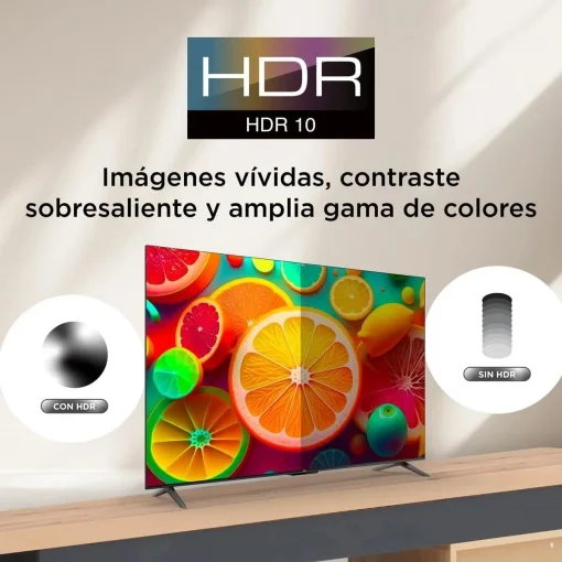 Cod. 108 Smart TV RCA 75&quot; 75UHDRC 4K Ultra HD HDR / Google TV / 3*HDMI, 2*USB / Wi-FI, Bluetooth / Dolby Audio / Control remoto por voz