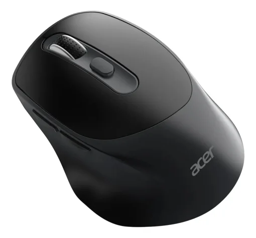 Cod. 296 Mouse Inal&aacute;mbrico ACER OMR268 BK / Dual (2.4G &amp; Bluetooth&reg; 5.2) / 1600 DPI / 4 botones / Dise&ntilde;o Ergon&oacute;mico / Bat. Recargable (500mAh)