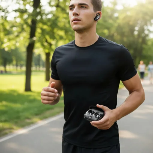 Cod. 146 Aud&iacute;fonos ENV Loop / Bluetooth&reg;&nbsp;6.0 (15 m)&nbsp;/ Ear-Clip ergon&oacute;mico / Micr&oacute;fono Dual / Bat. 300mAh / USB-C / IPX4