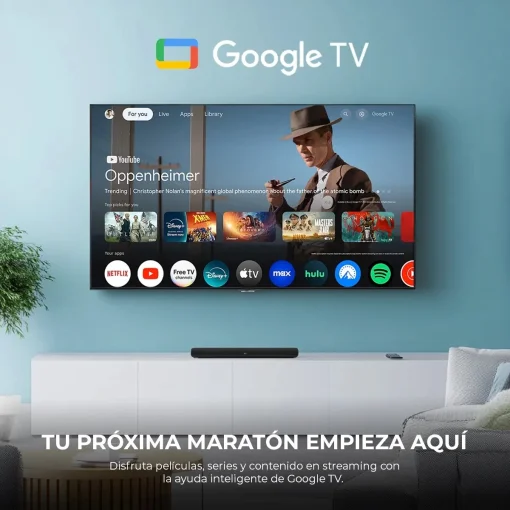 Cod. 111 Smart TV RCA 40&quot; 40FHDRC FullHD HDR / Google TV / 3*HDMI, 2*USB / Wi-FI, Bluetooth / Dolby Audio / Control remoto por voz