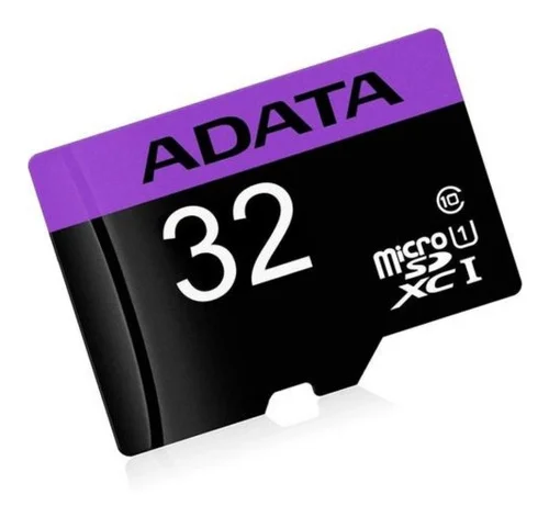 Cod. 141 Memoria Micro SD ADATA Premier / 32GB /UHS-I Clase 10 / 2en1 / 80MB/s