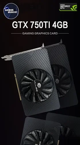 Cod. 188 Tarjeta de vídeo GOLDEN AMOG GeForce GTX750ti / 4GB 128bit GDDR5 / HDMI/DVI-D/VGA / PCI-E 3.0x16