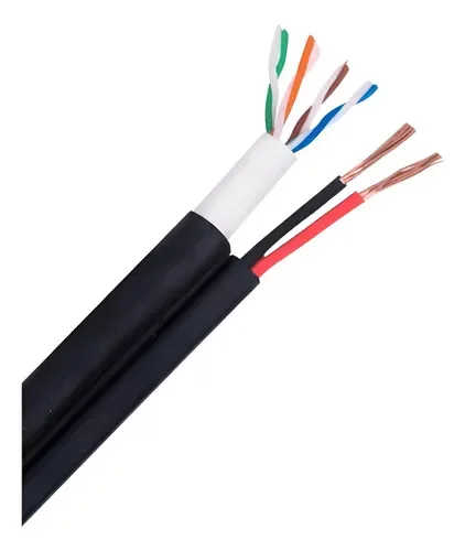 Cod. 234 Cable UTP Siam&eacute;s P/Erterior TUREON CAT5E / 305 Metros (CCA 60/40 ) / Doble Chaqueta / Negro