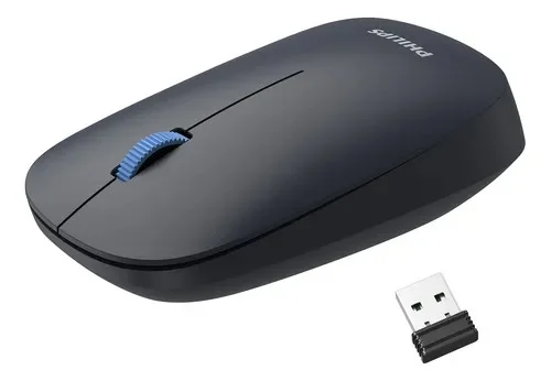 Cod. 273 Mouse PHILIPS 4000 Series SPK7438 / Dual Modo Wireless 2.4Ghz &amp; Bluetooth / 1600DPI / Silencioso