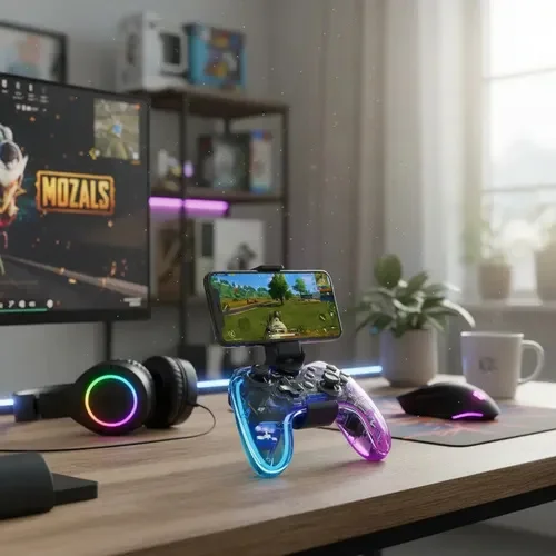 Cod. 079 Control&nbsp;de&nbsp;Juegos Inal&aacute;mbrico MARVO Ghost 40 (GT-88) Soporte P/Celular / Bluetooth&reg; / Iluminaci&oacute;n RGB / Vibraci&oacute;n dual / &nbsp;joystick 3D / Bater&iacute;a: 800mAh (8-12 H) / Compatible: Android,&nbsp;iOS,&nbsp;PC,&nbsp;PS3,&nbsp;PS4,&nbsp;Nintendo Switch
