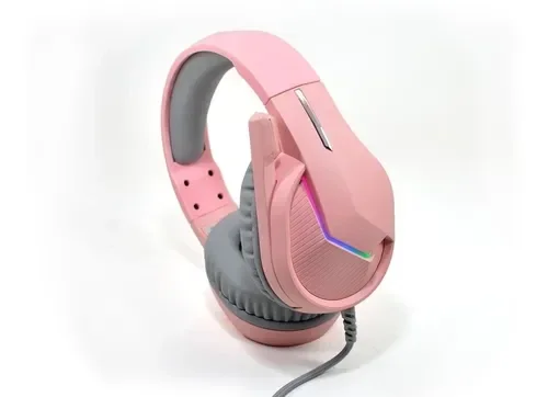 Cod. M:108 Headphone MARVO H8618 Tactic 40 Pink / Micr&oacute;fono omnidireccional / ilum. RGB est&aacute;tica&nbsp;/ control en cable (vol. y mic.) / Interfaz USB 2.0, Cable trenzado 2.0 m