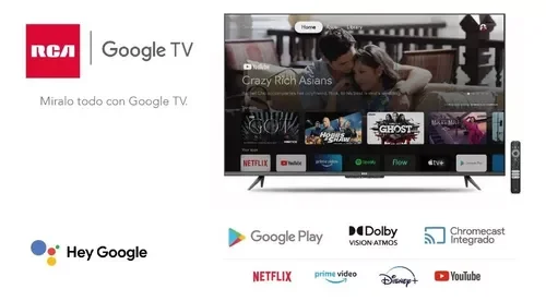 Cod. 082 Televisor RCA 65" 4K Ultra HD /&nbsp;SMART TV&nbsp; / 3*HDMI, 2*USB / Wi-FI, Bluetooth / Google TV / Chromecast / Dolby Audio / Control remoto por voz