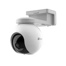 Cod.385 Cámara Smart p/exterior 360° EZVIZ HB8 2K+ / Batería integrada (210días) / Alm. interno 32GB, H.265 / Detección AI de Movimiento de Persona / Seg. Automático / FullColor 24/7 / Defensa activa &amp; Alertas de Voz Personalizadas / Audio bidireccional /