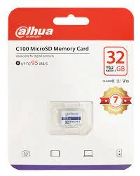 Cod. 225 Micro SD Dahua C100 / 32GB / Clase 10 V10 / escritura 15MB/s - 95MB/s lectura