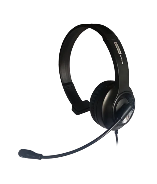 Cod. L:118 Monoauricular Lenovo E06 / 2*jack 3.5mm / micrófono giratorio / control de volumen / P/Call Center, Videojuegos, Consolas, etc.
