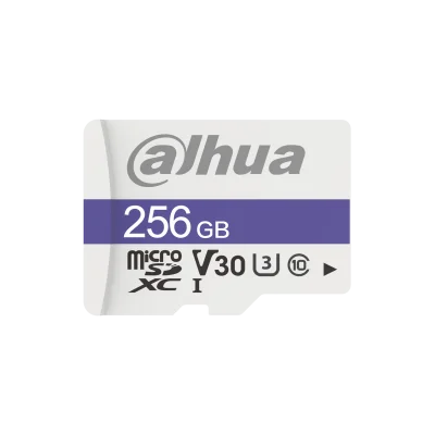 Cod. 228 Memoria Micro SD Dahua C100 / 256GB / Clase 10 V30 / escritura 95MB/s - 90MB/s lectura