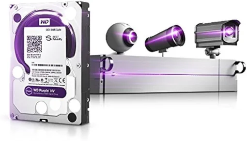 Cod. D:458 Disco Duro WD Purple&trade; 2TB / 3.5" / 5400RPM / 64MB Cach&eacute; / SATA 6Gb/s / Para VideoVigilancia