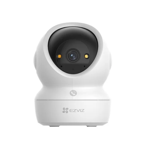Cod. 423  C&aacute;mara Smart 360&deg; EZVIZ H6c G1 3K(5MP) / Visi&oacute;n Nocturna a Color Smart WDR / Modo patrulla autom&aacute;tica / Detecci&oacute;n (AI) Personas / Seguimiento Auto-Zoom / Audio bidireccional y bot&oacute;n llamada / Wi-Fi 6 / Soporta microSD (hasta 512GB) y CloudPlay