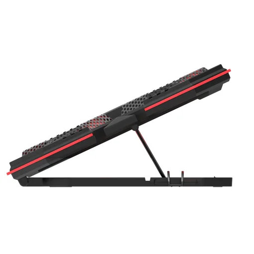 Cod. B:161   Base de Enfriamiento P/Laptop MARVO Atlas 60 (FN-41) / hasta 17.3&quot; / 6 Ventiladores (4*90mm + 2*65mm) / Led rojos / 2 Puertos USB / 6 niveles ajustables / Soporte extra para celular