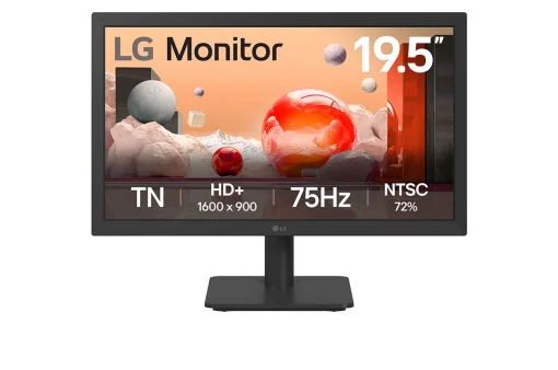 Cod. 128 Monitor LG 20U401A-B 19.5&quot; TN HD Plus (1600x900) 75Hz, Flicker Safe / VGA / HDMI 1.4 (incl.Cable) / Salida auriculares / Compatible montaje VESA