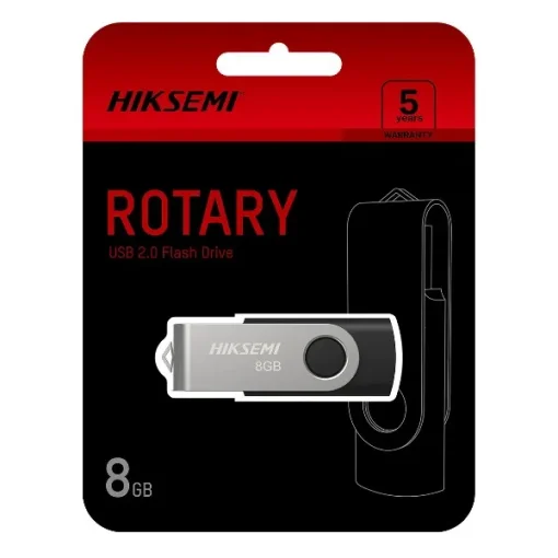 Cod. 251 Flash Memory HIKSEMI ROTARY M200S 8GB / USB2.0/Negra