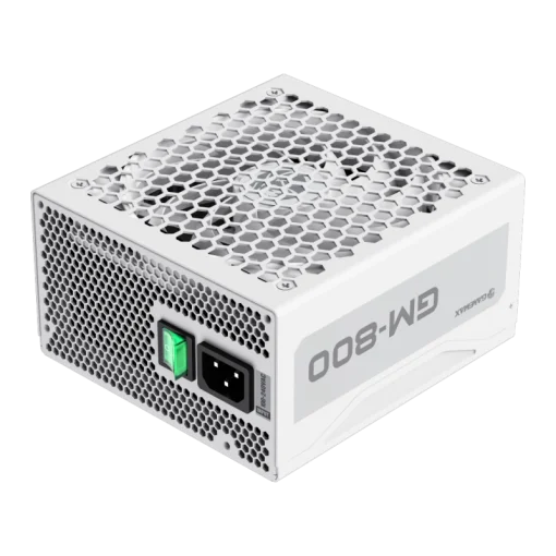 Cod. 153 Fuente de Poder GAMEMAX GM-800 Modular / Alta eficiencia 80 Plus Bronze / 800 Watts / 14CM Ventilador Bajo Ruido/ ATX /PC