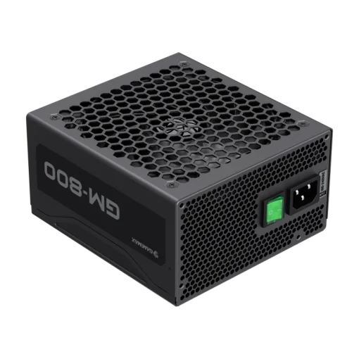 Cod.151 Fuente de Poder GAMEMAX GM-800 BK Modular / Alta eficiencia 80 Plus Bronzie / 800 Watts / 14 CM Ventilador Bajo Ruido/ ATX /PC