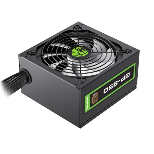 Cod. 148 Fuente de Poder GAMEMAX GP-850 BK/ Alta eficiencia 80 Plus Bronze / 850 Watts / 12/14CM Ventilador Bajo Ruido/ ATX /PC