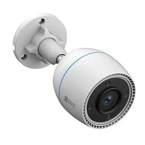 Cod. AE:374 C&aacute;mara Smart P/Exterior EZVIZ H3c FHD 1080p / H.265 / Det. Personas por IA / Visi&oacute;n nocturna IR hasta 30 m / Captura de sonido / Soporta microSD (hasta 512GB) / Resistente a la intemperie IP67 / Compatible: Alexa y asst. Google