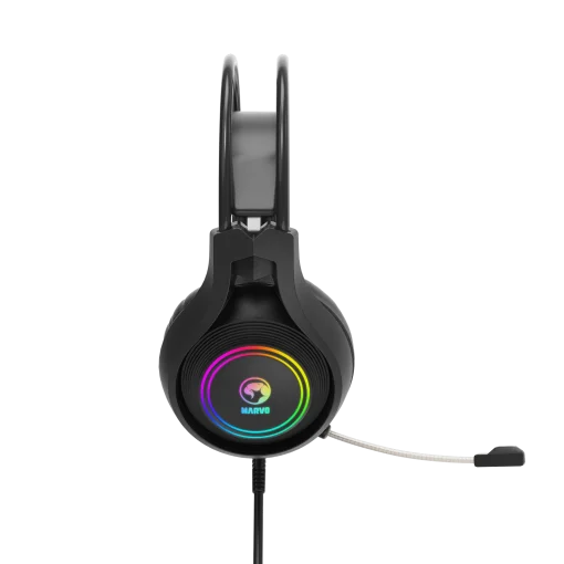 Cod. M:105  Headphone Gaming MARVO Scorpion HG8921 Tactic 30 Stereo / Diadema Autoadaptativa / ilum. RGB est&aacute;tica / Mic. omnidireccional / Interfaz: USB / Cable 2.2 m.