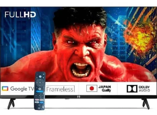 Cod. 126 Televisor HouseTV 65" QLED 4K Ultra HD HDR / Google TV / 3*HDMI, 2*USB / Wi-FI, Bluetooth / Google Cast / Dolby Audio / Control remoto por voz