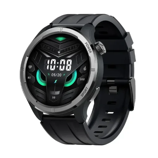 Cod. 1160 SmartWatch HAYLOU Solar Neo HF008 Black / LLamadas BT 5.3 / Pantalla HD 1.53" / +120 modos deportivos / Monitoreo de salud / IP68 / Bat. 300mAh (7-30 dias) / Incl.&nbsp;2 correas