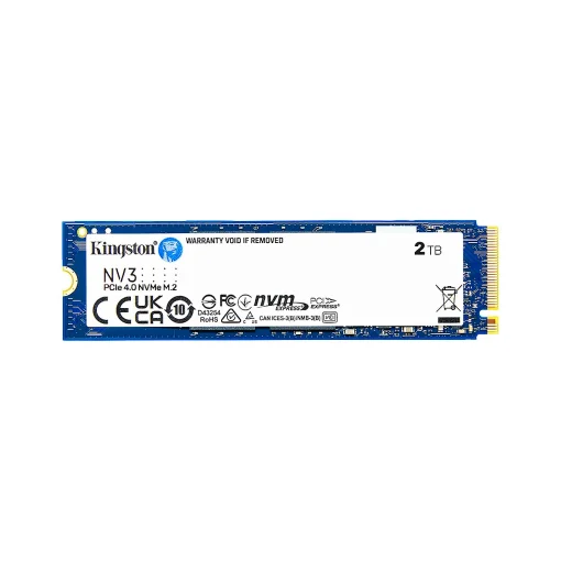 Cod. SN 517 SSD KINGSTON NV3 M.2 / 2 TB / 6.000MB Lectura y escritura 5.000MB / 2280 / PCIe 4.0 x4 NVMe
