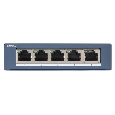 Cod. 135 Switch Gigabit HIKVISION DS-3E0505-O / 5 puertos RJ45 1000Mbps / Conmutación 10 Gbps / Carcasa metálica / Plug &amp; play